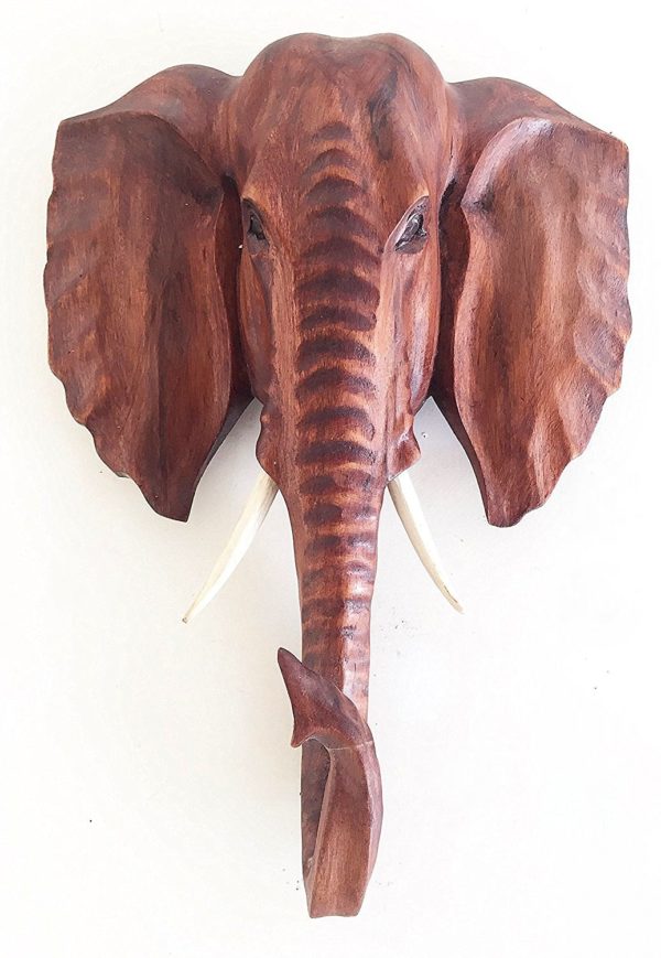 Elephant Head Wall Mask