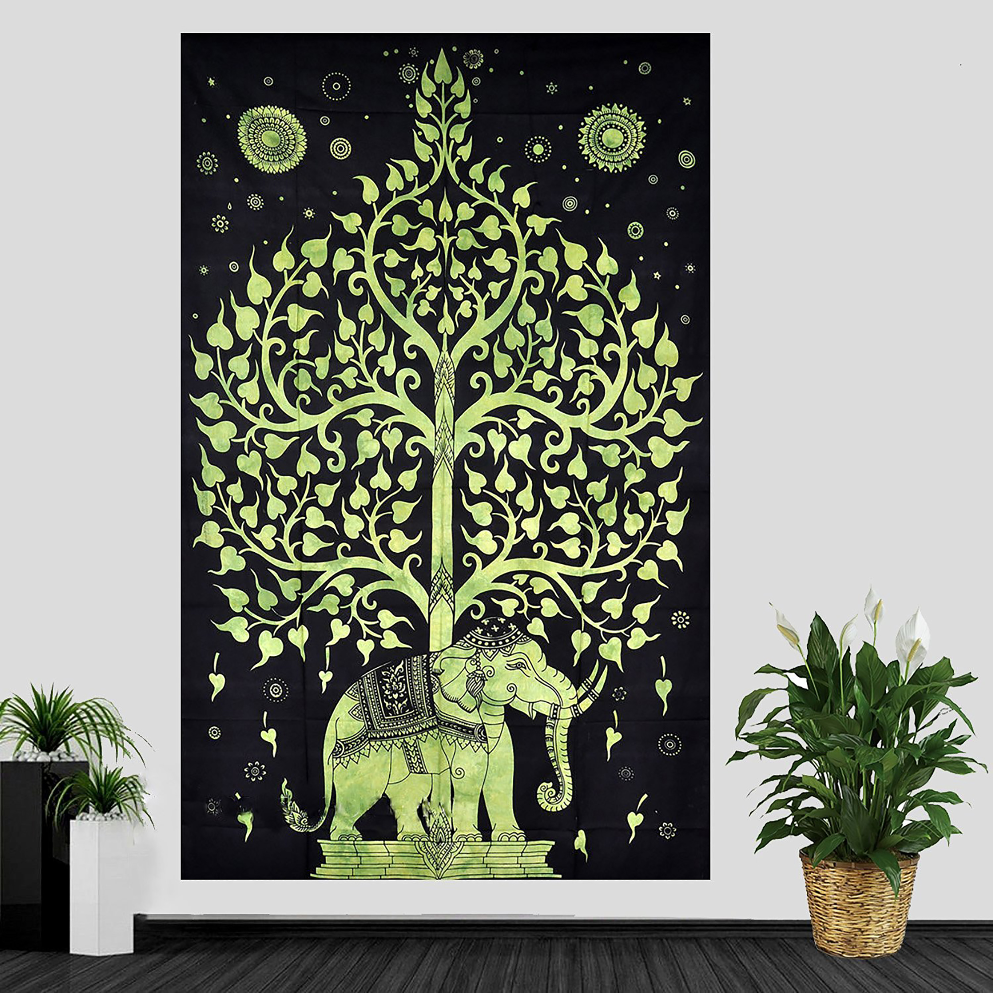 Elephant Tree Of Life Wall Hanging