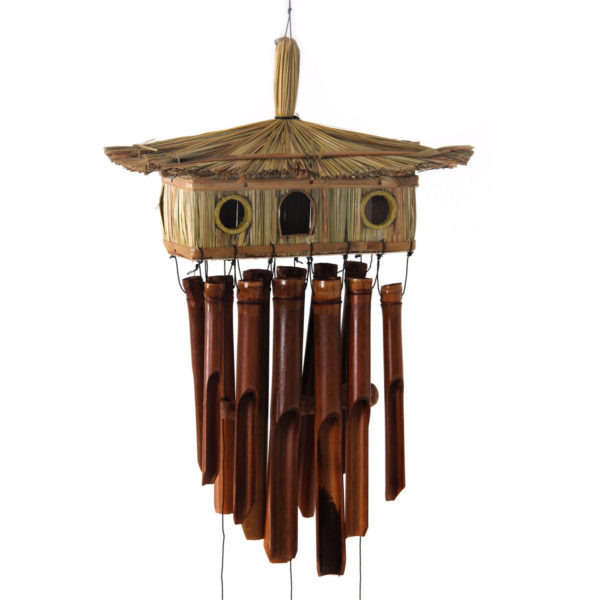 Bamboo Tiki Hut Wind Chime