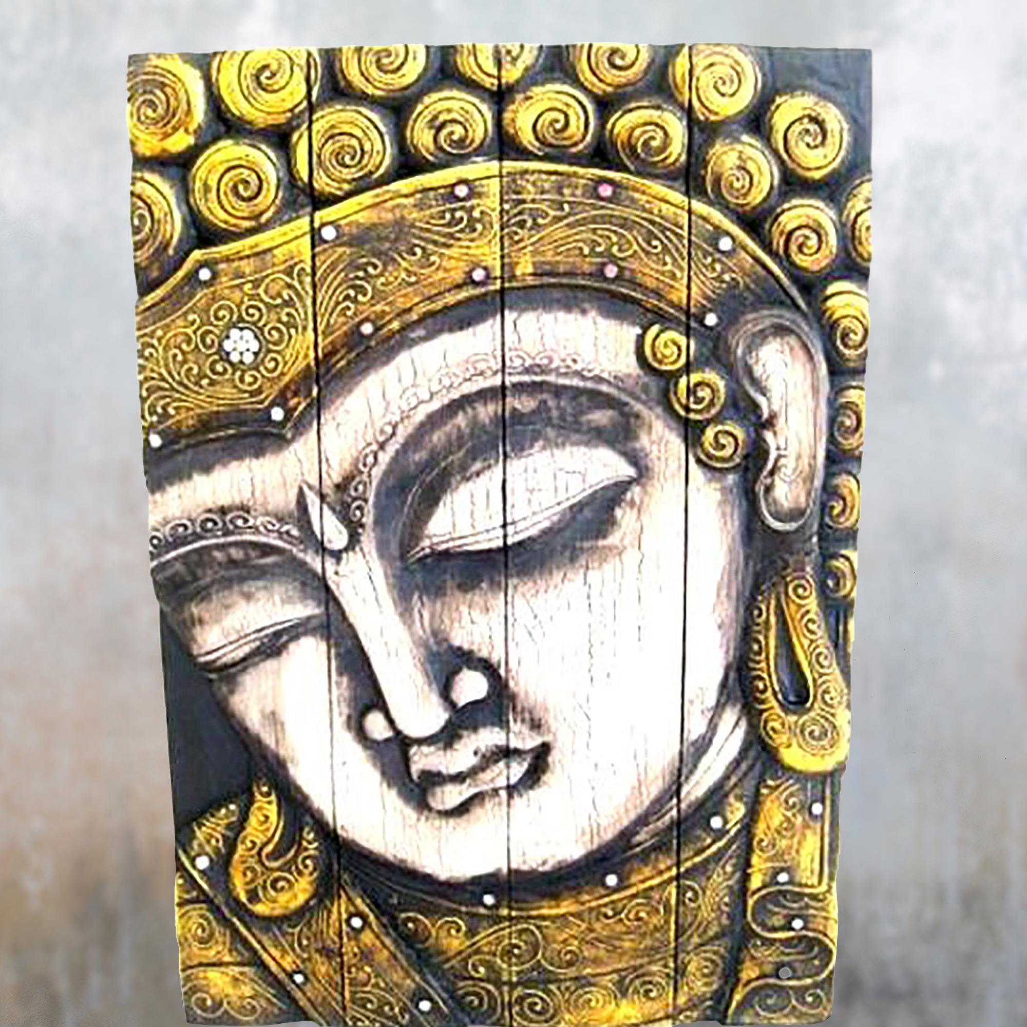 Meditating Buddha Wall Sculpture