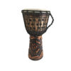 Hand Carved Djembe Drum, Trusting Turtle