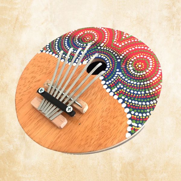 Painted Coconut Kalimba