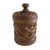 Wood Carved Dragon Keepsake Decorative Box