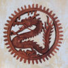 Mythical Dragon Wood Wall Decor