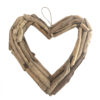 Driftwood Heart Wreath Wall Decor, Hand Crafted