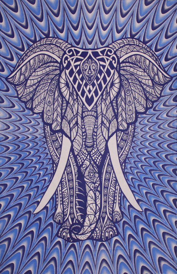 Bohemian Elephant Tapestry