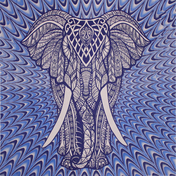 Bohemian Elephant Tapestry