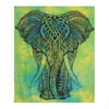 Marching Elephant Tapestry - Tie Dye