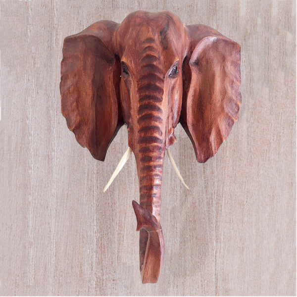 Elephant Head Wall Mask