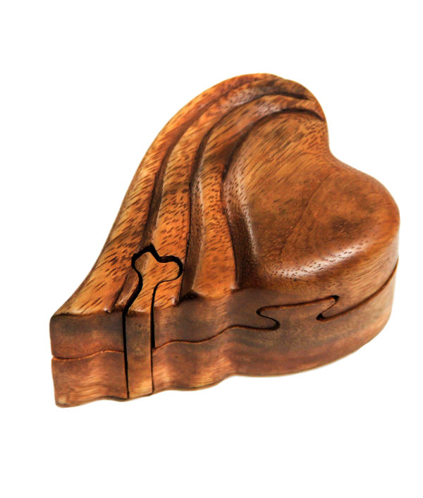 Heart Shaped Keepsake Puzzle Box