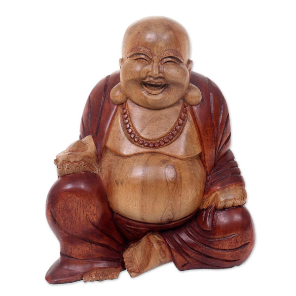 Happy Buddha Statue, Luck & Prosperity
