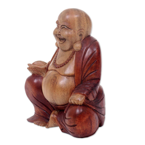 Happy Buddha Statue, Luck & Prosperity