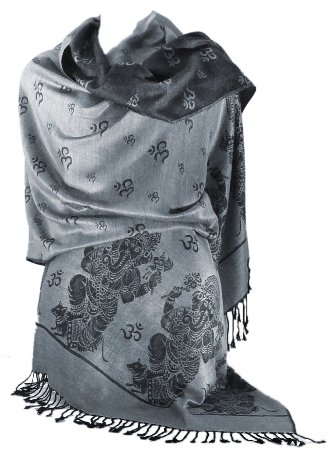 Gray Meditation Shawl