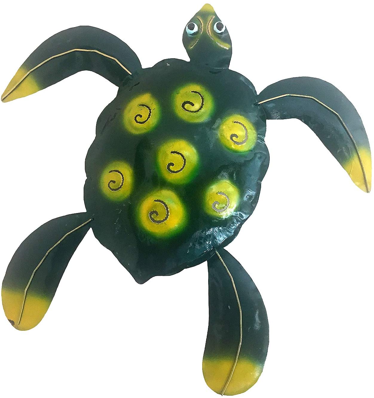 OMA Metal Turtle Wall Decor Art Sea Ocean Nautical Beach Home Decor Gift - Large Size