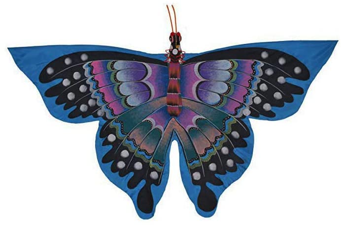 OMA Butterfly Kite for Kids Adults 3D Multi Color Nylon Butterfly Kite Hand Crafted - NOT Made in China (Multi)