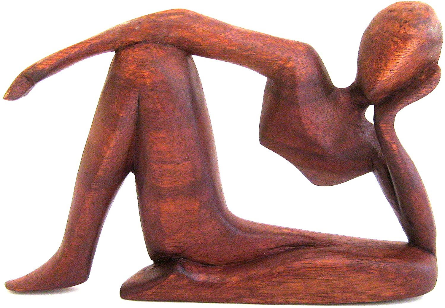 OMA The Thinker Statue Wood Carved Meditation Yoga Sculpture Modern Art Brand
