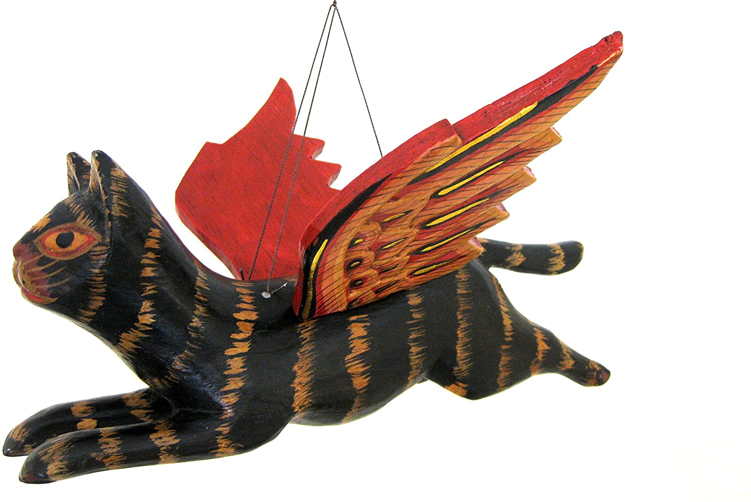 OMA Flying Cat Statue Flying Cat Mobile Wind Chime Windchime, Cat Statue, Brand