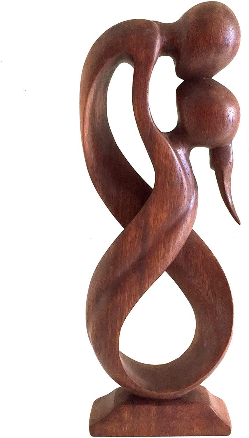 OMA Love Statue Unity and Hug Forever Indivisible Love Abstract Art Wooden Statue, Collector's Quality, XL Size Brand