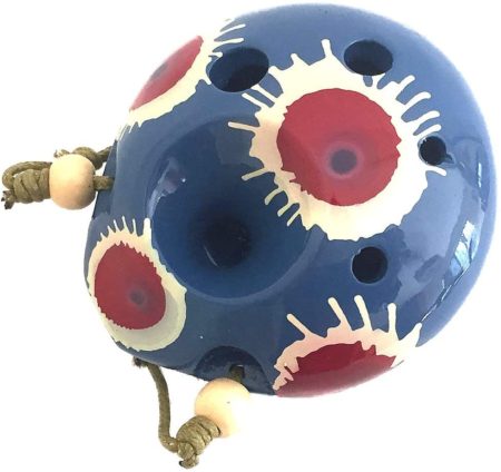 Four Hole Ocarina English Zelda Pendant Ocarina Musical Instrument Ceramic Flute - Hand Crafted - JIVE BRAND