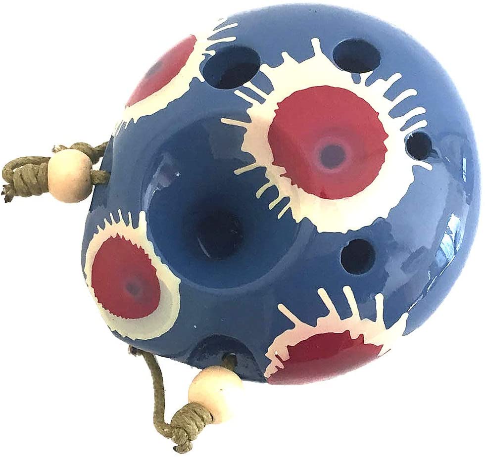 Four Hole Ocarina English Zelda Pendant Ocarina Musical Instrument Ceramic Flute - Hand Crafted - JIVE BRAND