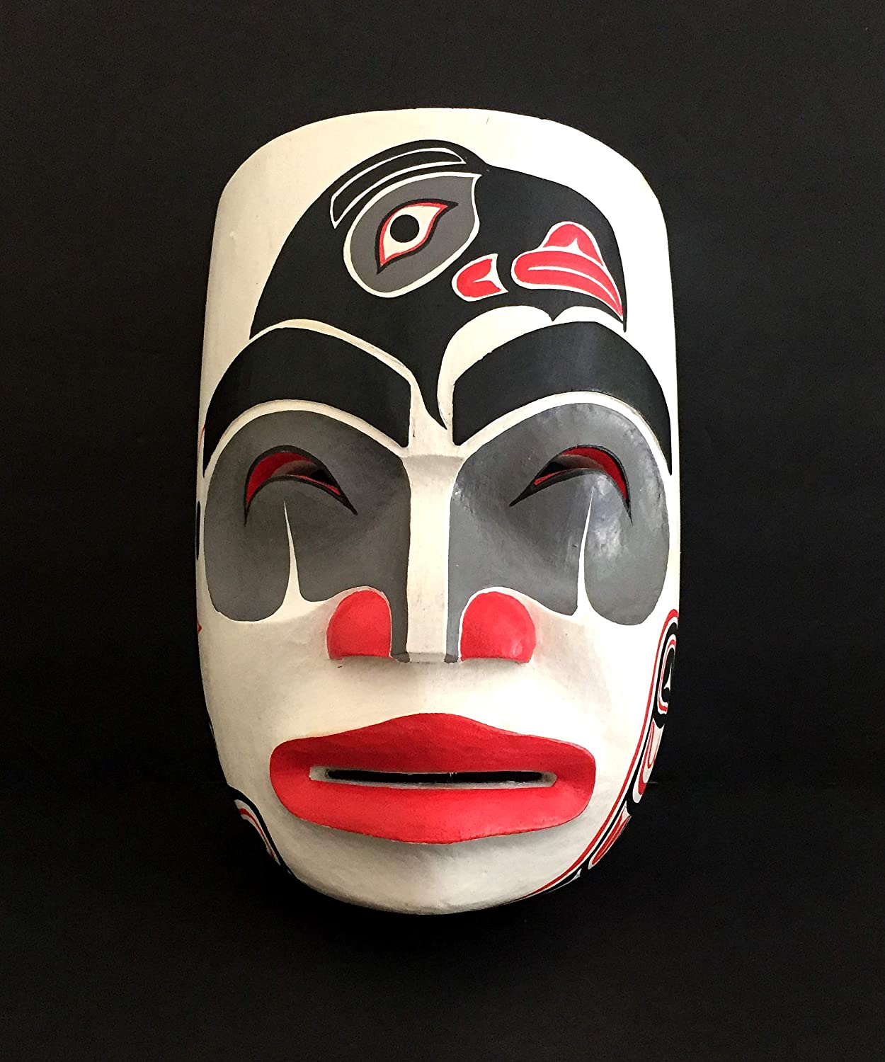 OMA Native American Wall Decor Art Noble Eagle Spirit Blessing Wall Mask Hand Crafted Solid Wood - Premium Quality