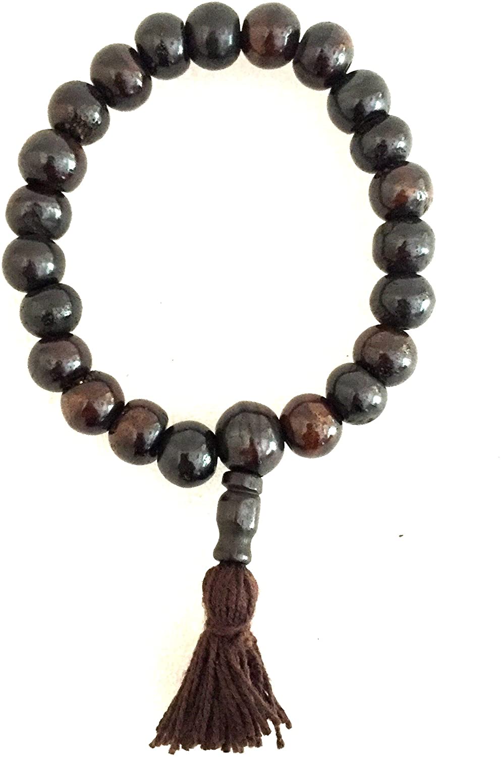 OMA Tibetan Buddhist Zen Bone Carved Bracelet for Meditation & Yoga - Hand Strung by Tibetan Refugees - Unisex Brand