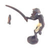 Fishing Statue In Primitive Finish