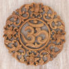 Om Meditation Sign, Wood Crafted