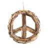 Peace Sign Driftwood Wreath, Hand Crafted