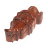 Santa Puzzle Box Brain Teaser,  Wood Carved