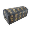 Skull Head Wooden Chest, Trinket Box