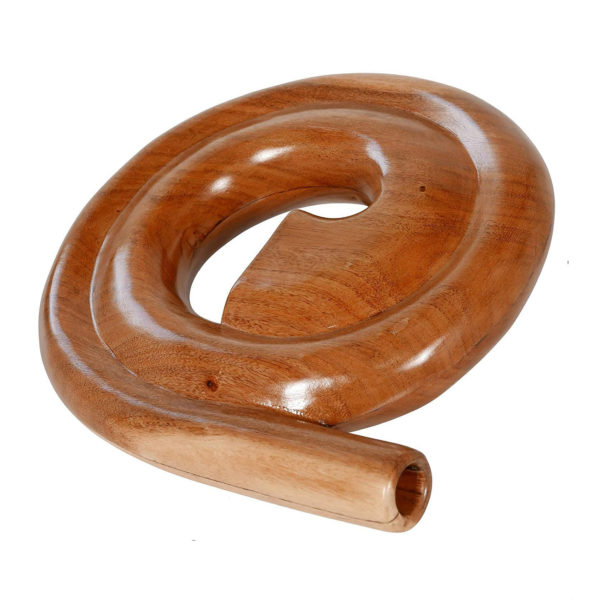 Spiral Shaped Didgeridoo, Solid Mahogany