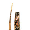 Teak Wood Didgeridoo, Hand Painted - Assorted Motifs