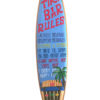 Tiki Bar Rules Surf Board, Wooden Wall Decor