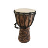 Turtle Design, Deep Carved Djembe Drum