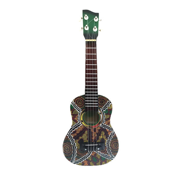 Ukulele Musical Instrument, Hand Painted Designs