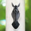 zebramasknowood2background African Safari Zebra Mask