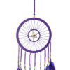 Purple Dream Catcher With Cowrie Shells, Shaman Style
