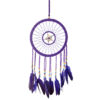 Purple Dream Catcher With Cowrie Shells, Shaman Style