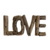 Love Sign Wall Decor, Natural Driftwood