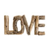 Love Sign Wall Decor, Natural Driftwood