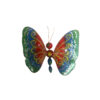 Metal Butterfly Wall Decor Art, Green