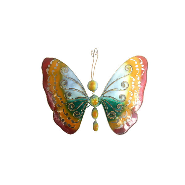 Metal Butterfly Wall Decor, Multi