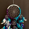 Tie Dye Dream Catcher In Mixed Colors, Intricate Design