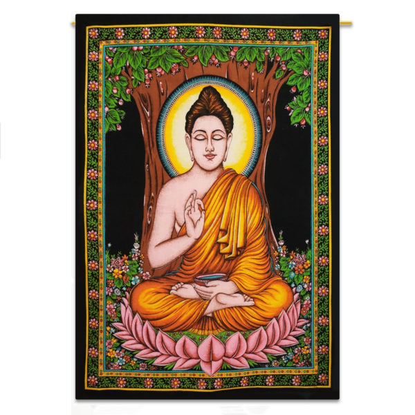 Buddha Tapestry With Sequins