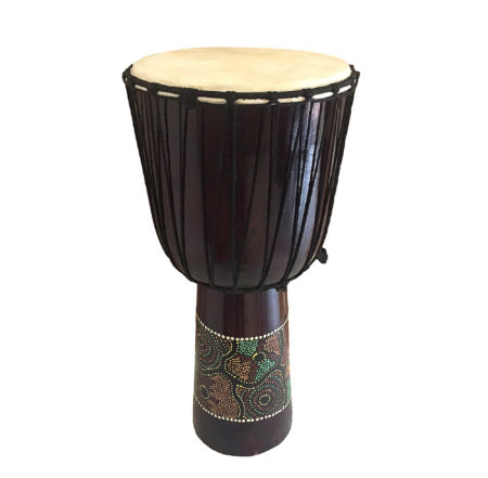 Tribal Djembe Drum, Assorted Designs - Large Size