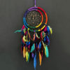 Rainbow Pride Chakra Dream Catcher, Tiger Eye Stone
