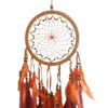 Brown Dream Catcher, Rasta Beads