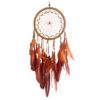 Brown Dream Catcher, Rasta Beads