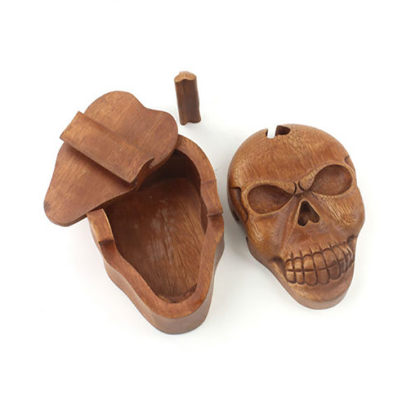 Skull Puzzle Box, Hand Crafted